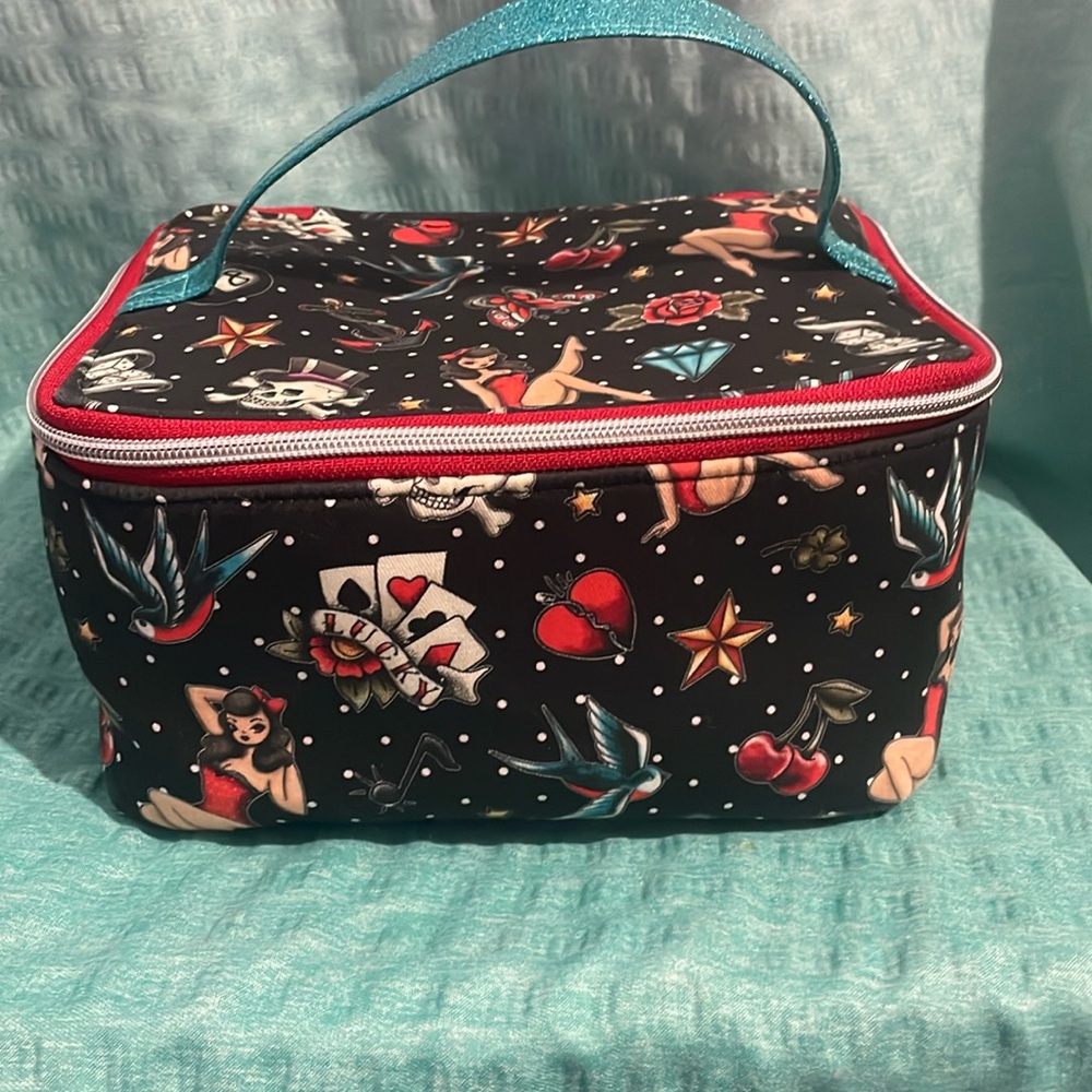 Handmade Rockabilly Make up Case